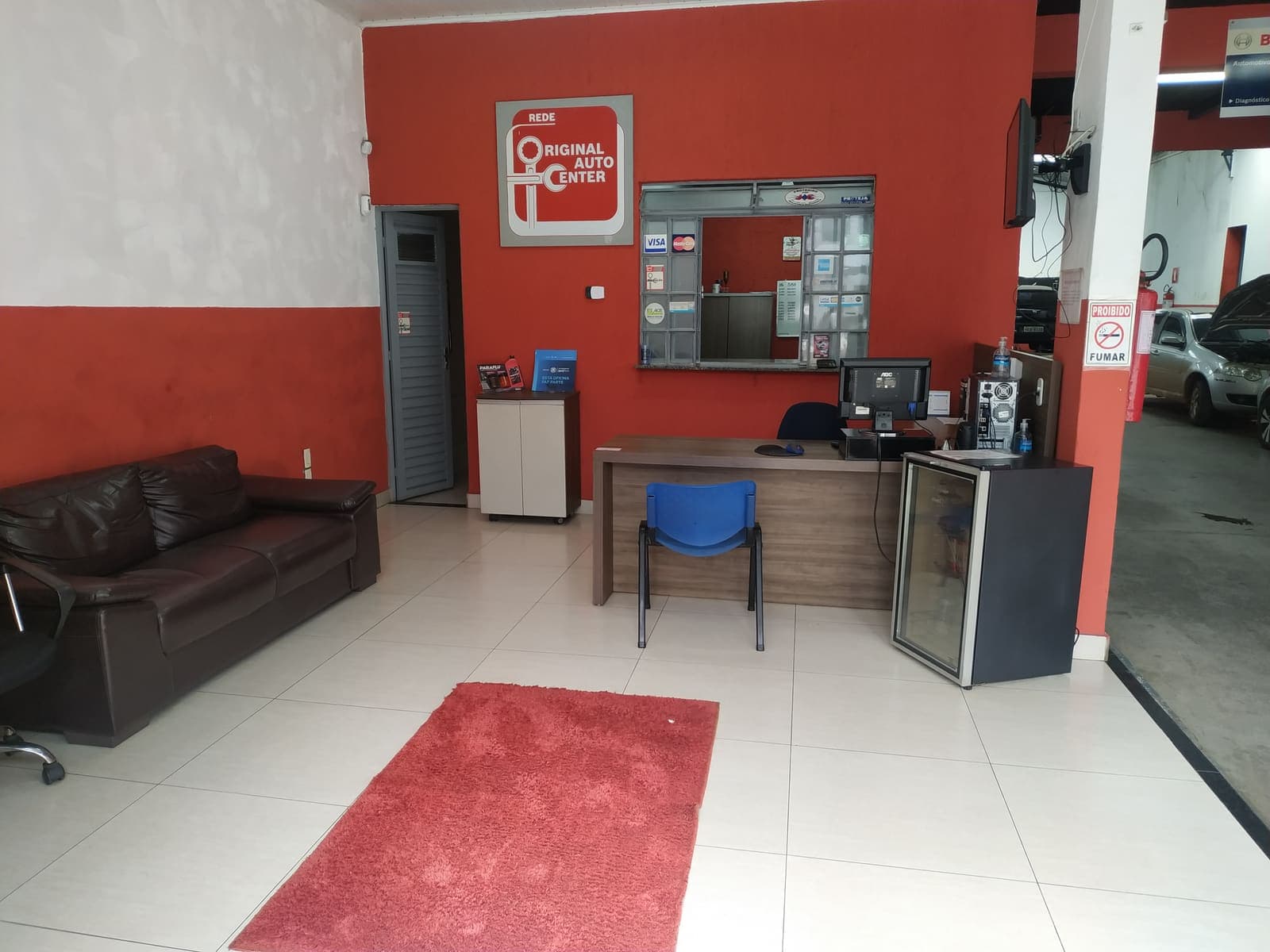 Recepção da oficina